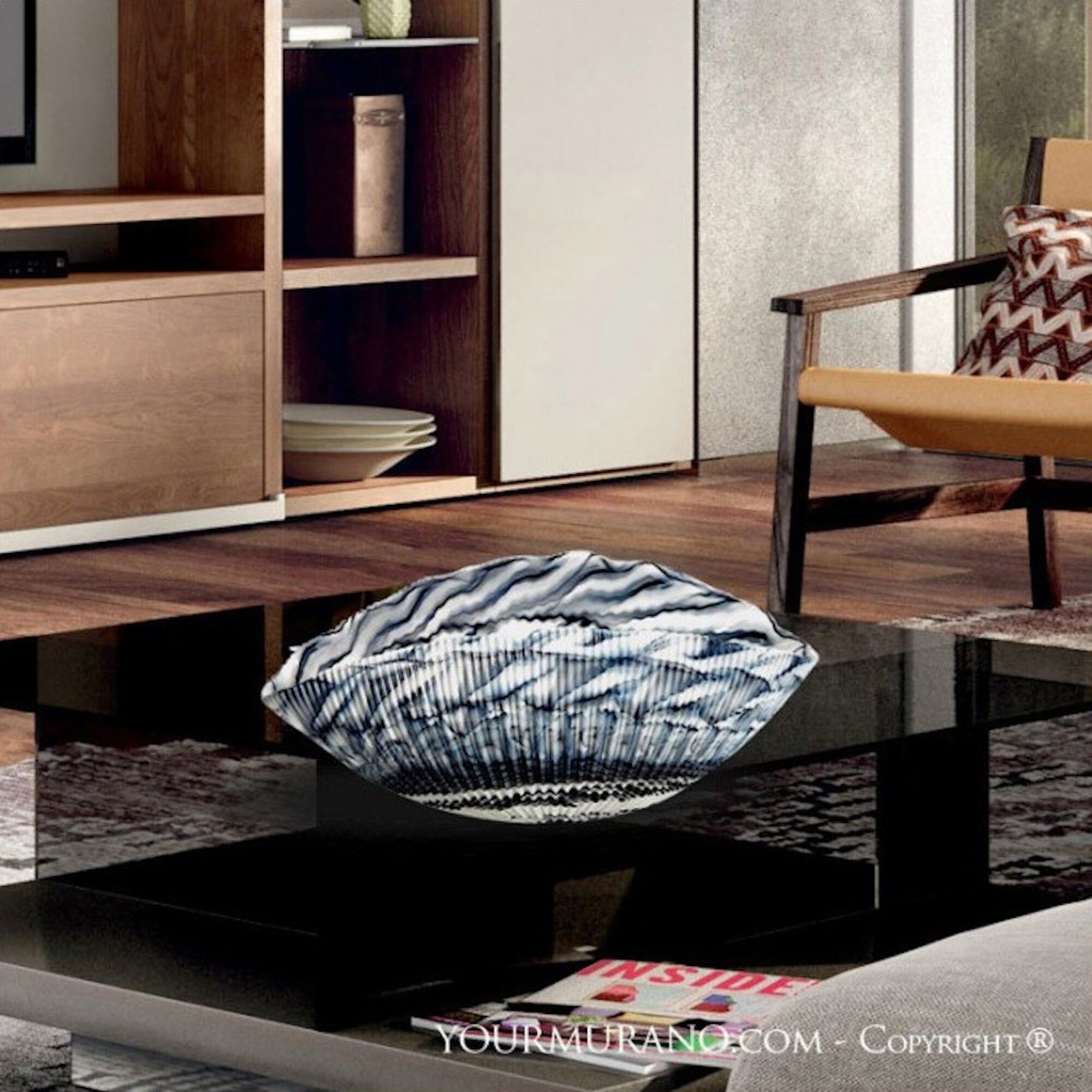 Центральные элементы из муранского стекла ручной работы YourMurano Shell ARCH-00134365 - Вид №1