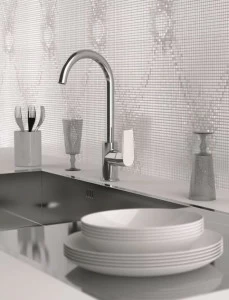 Remer Rubinetterie Кухонный смеситель, однорычажный, с высоким поворотным изливом Dream D 72