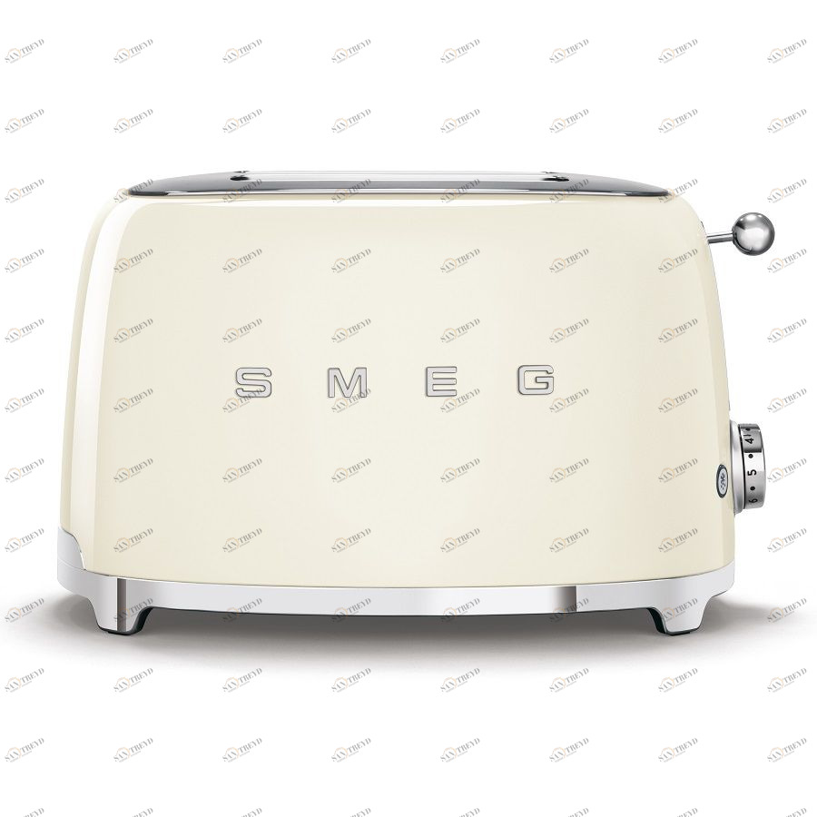 Тостер Smeg на 2 ломтика, кремовый TSF01CREU