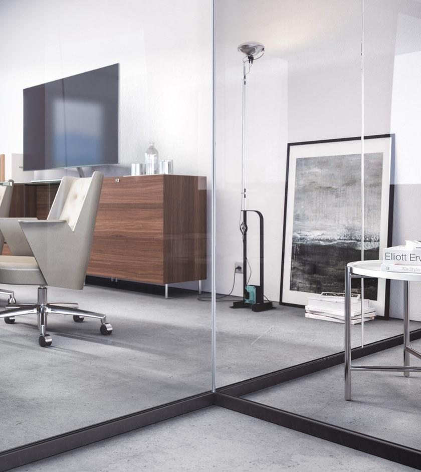 ESTEL GROUP Мобильная перегородка из закаленного стекла для офиса sun-id-1464530 - Вид №12