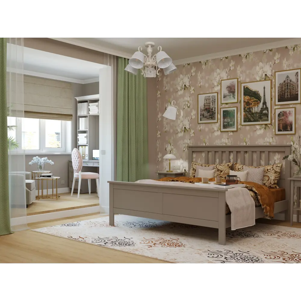 Люстра «Limoges» L1070-5 5хЕ14х40 Вт цвет бежевый LAMPLANDIA STLM-2042089 - Вид №8