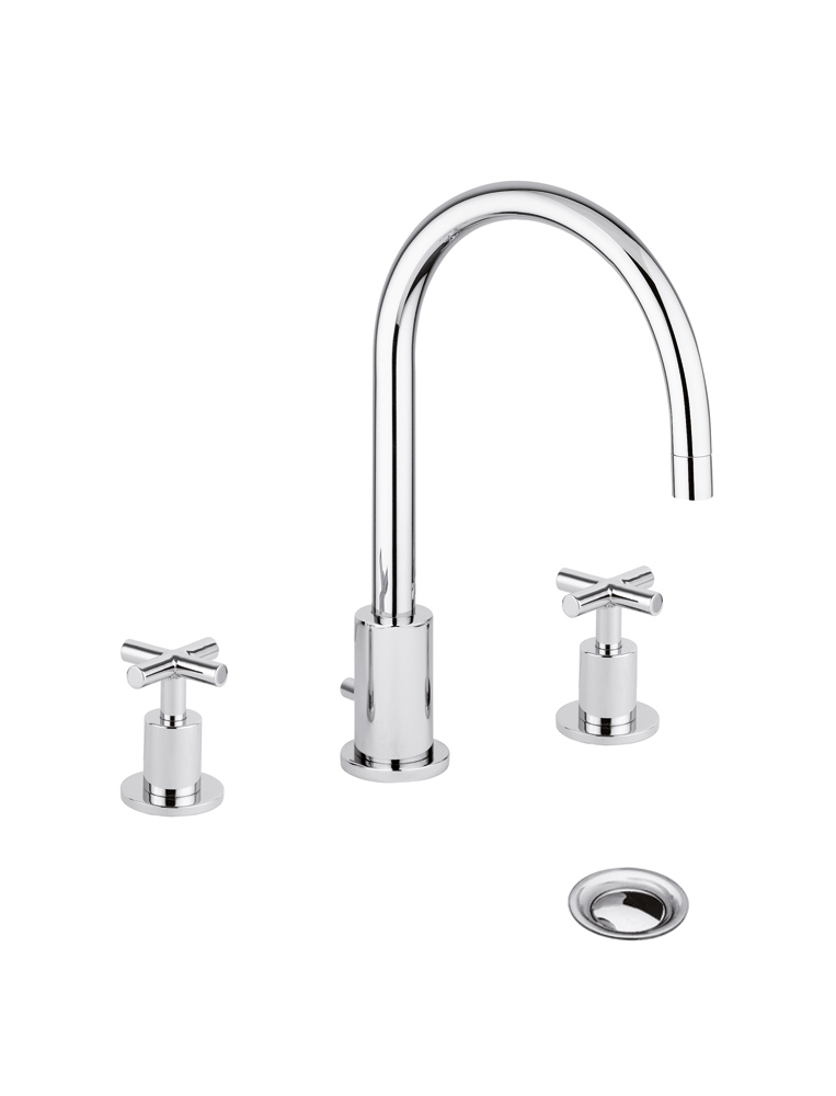 0505/4/C Bellosta Rubinetterie АККУМУЛЯТОР ДЛЯ УМЫВАЛЬНИКА С ТРЕМЯ ОТВЕРСТИЯМИ Life