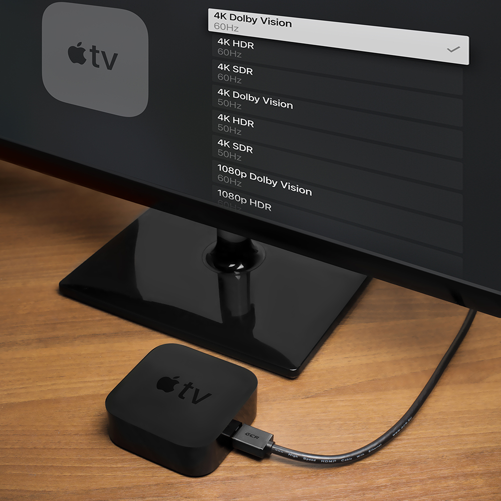 GCR-HM411-3.0m кабель 3.0m hdmi версия 2.0, hdr 4:2:2, ultra hd, 4k 60 fps 60hz/5k*30hz, 3d, audio, 18.0 гбит/с, 28/28 awg, od7.3mm, тройной экран, черный, Greenconnect Santreyd  - Вид №6