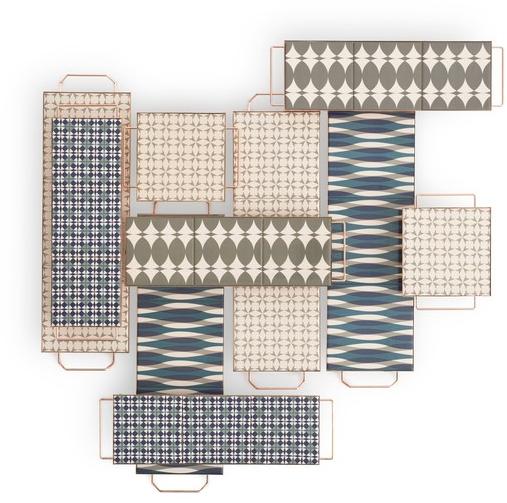 GAN Квадратный поднос из алюминия Mix&match sun-id-1393684 - Вид №16