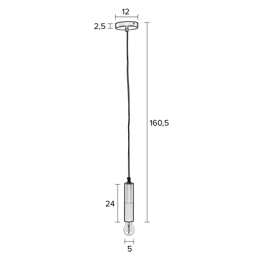 Лампа подвесная Yuna, черная White Label Living 5300149 - Вид №5