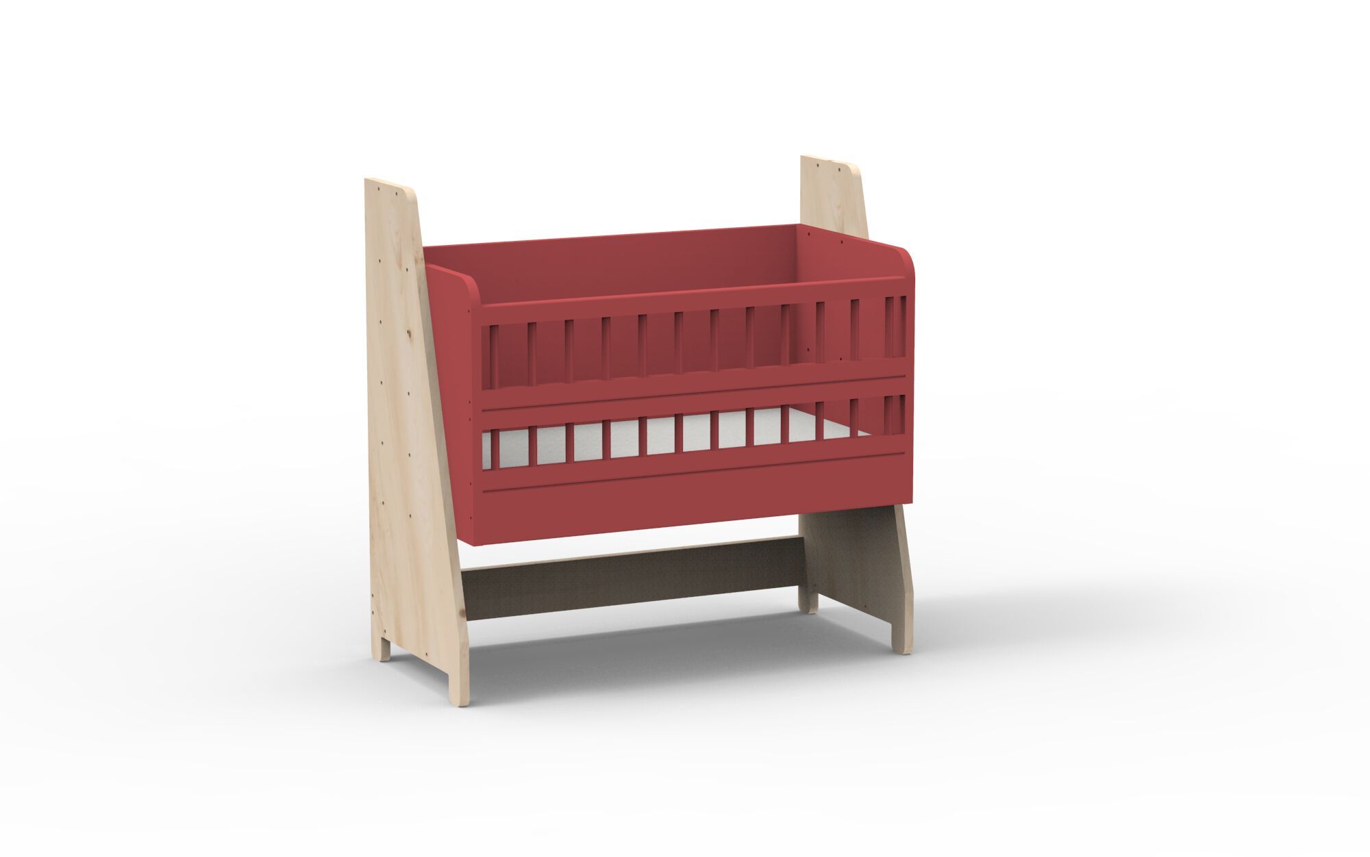 Лакированная деревянная кровать для сна Mathy by Bols ASYMETRY ARCH-00052185 - Вид №45