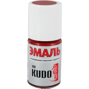 Эмаль автомобильная Kudo с кисточкой цвет калина 15Мл