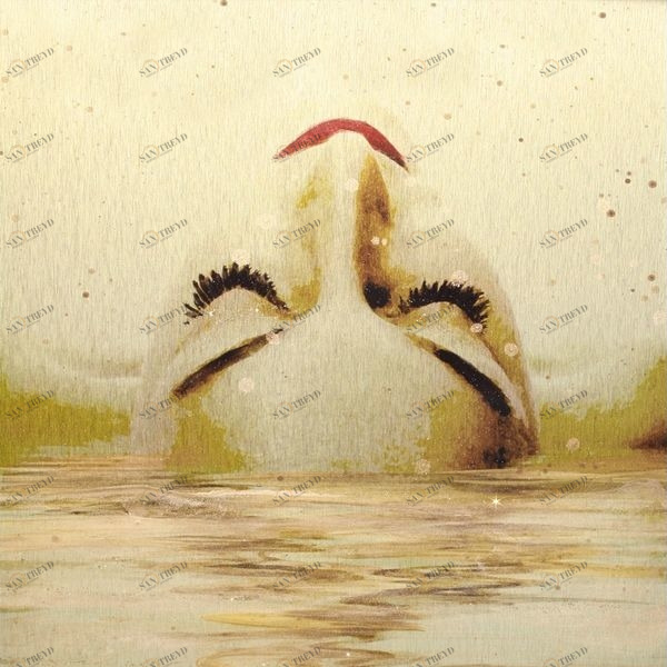 Арт-панель на холсте Alex Turco Woman Tribute Golden Think GOLDENTHINK