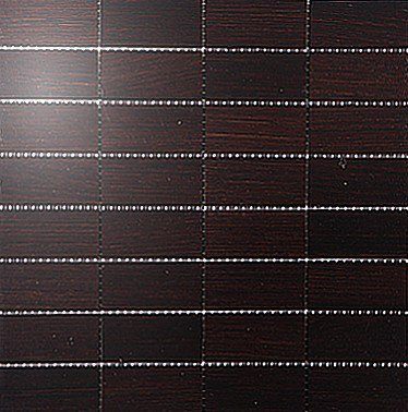 Мозаика и 3D панели из дерева Da Vinci Мозаика 8x4 007 Венге Селект (Гладкая) 288х288 мм 1301100007 - Вид №1