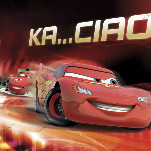 1-443-Cars-Ka-Ciao Фотообои Komar Disney 1.27х1.84 м 1443CARSKACIAO