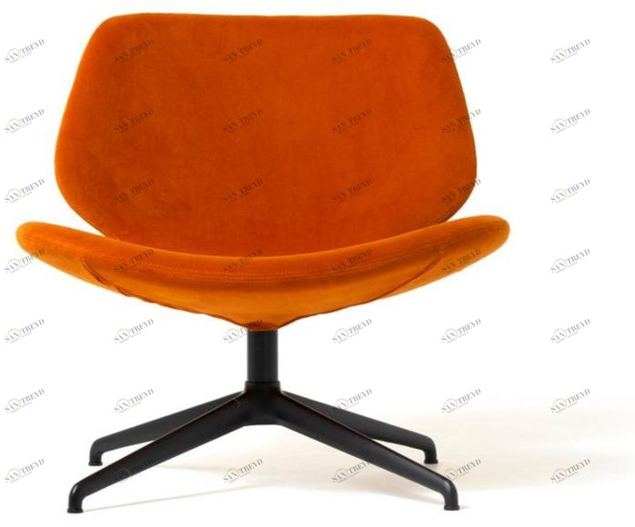 Diemme Вращающееся кресло из ткани с 4 спицами Eon lounge sun-id-1504957