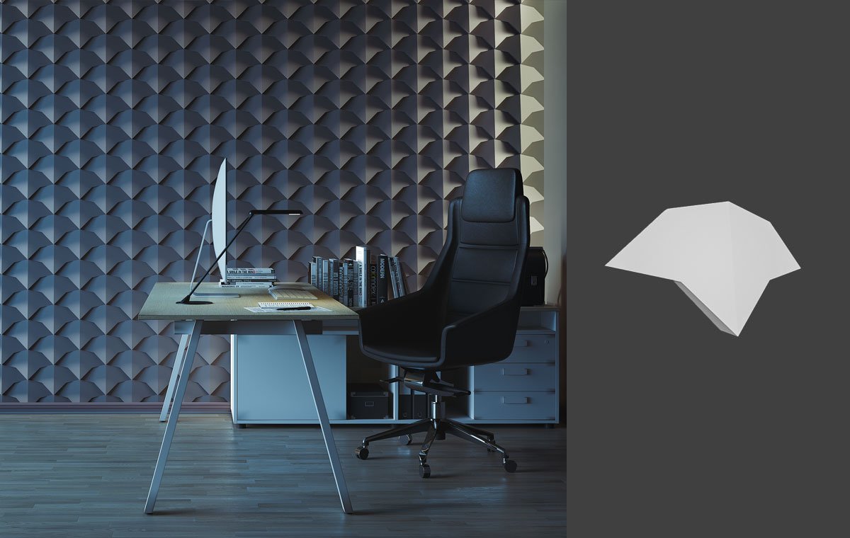 DRAGON SCALE - A 3D Панели LAB.Space DRAGON SCALE - A-1