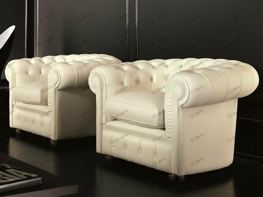 Dall'Agnese Кожаное кресло в стиле честерфилд Class sun-id-1406430