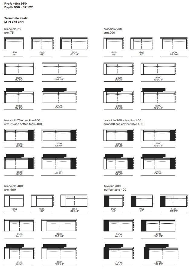 Poliform Мягкий диван из ткани Mondrian sun-id-1478450 - Вид №7