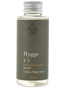 ARIDA HOME Наполнитель для диффузора Hygge с ароматом табака и бергамота 100 мл 84535187