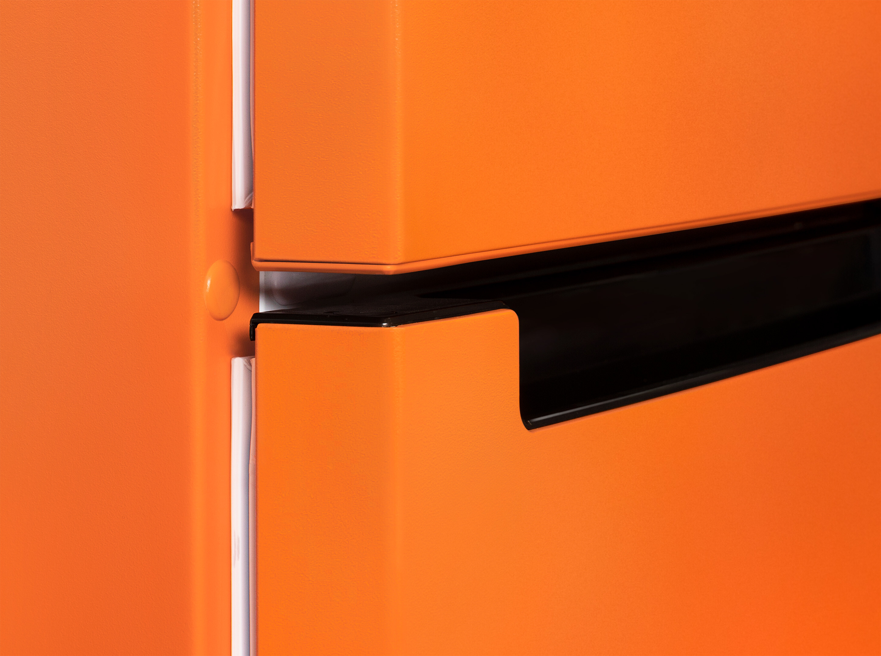 9021271 Холодильник с морозильником   Nordfrost NRB 154 Or оранжевый STDN-0008397 - Вид №3