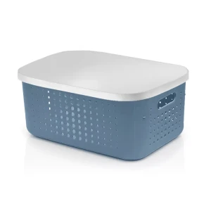 Корзинка для хранения Bubble 13.4 л 26.1x37.4x16.4 см цвет синий 89385364 STLM-2139249