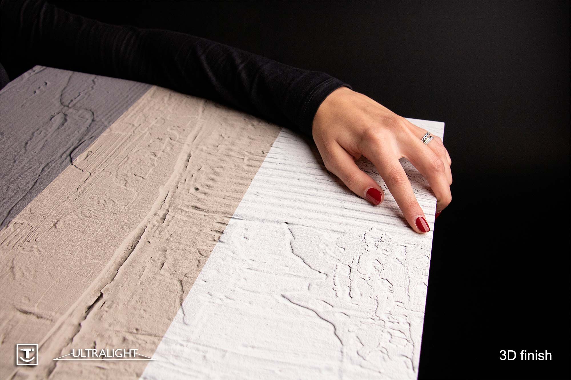 Ультратонкая алюминиевая декоративная панель Tecnografica WAVY STRIPES ARCH-00087370 - Вид №11