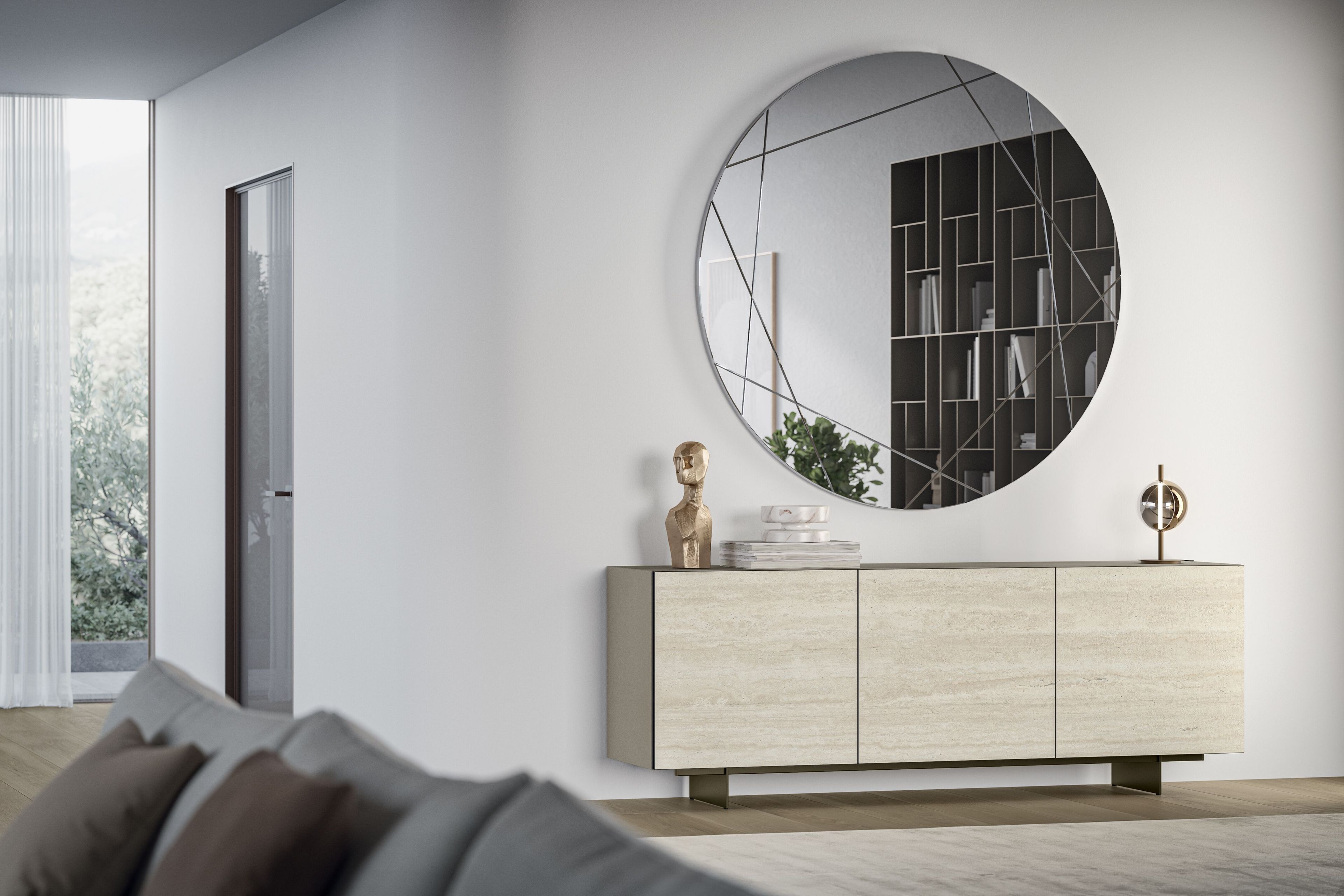 Мебель из мрамора и дерева с распашными дверями Bontempi Casa OLYMPIA ARCH-00107261 - Вид №1