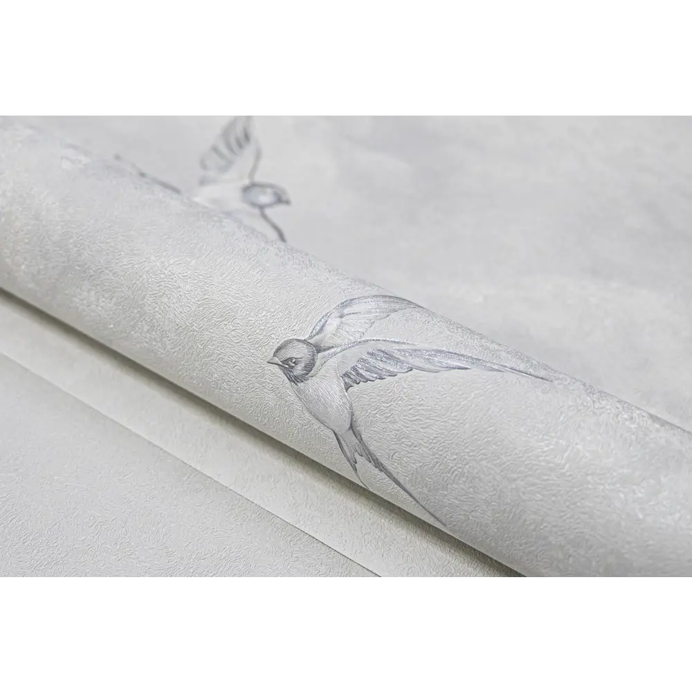 Wallsecret Liberty - Серые флизелиновые обои для стильного интерьера 89397864 STLM-1565514 - Вид №3