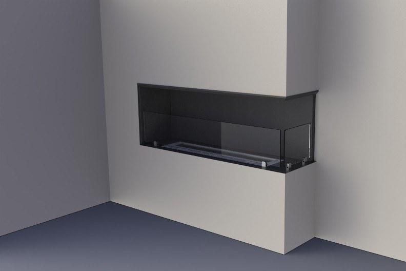 bioKamino Угловой встраиваемый камин на биоэтаноле Bkbf sun-id-1497898 - Вид №2