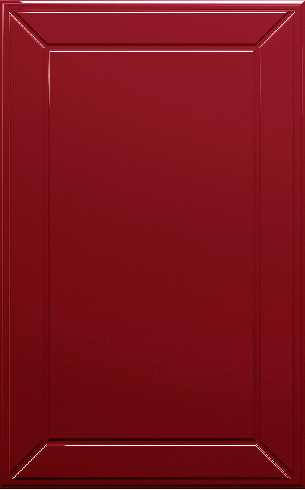 Фасады для кухни Кантри Фрезеровка «Ланос» Красный глянец №217 SIDAK SIST1605-213