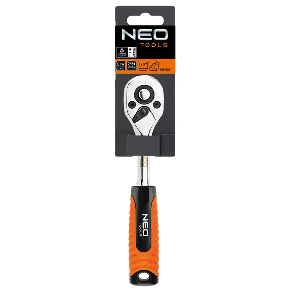 Трещотка Neo Tools, 1/2 дюйма, 265 мм STLM-2102954 - Вид №1