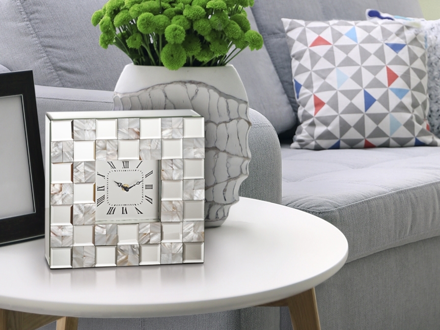 055532 Настольные часы 28x28 Schuller Nacar II 