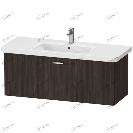 XB607805353 XBase Тумбочка подвесная Каштан темный, декор Duravit 