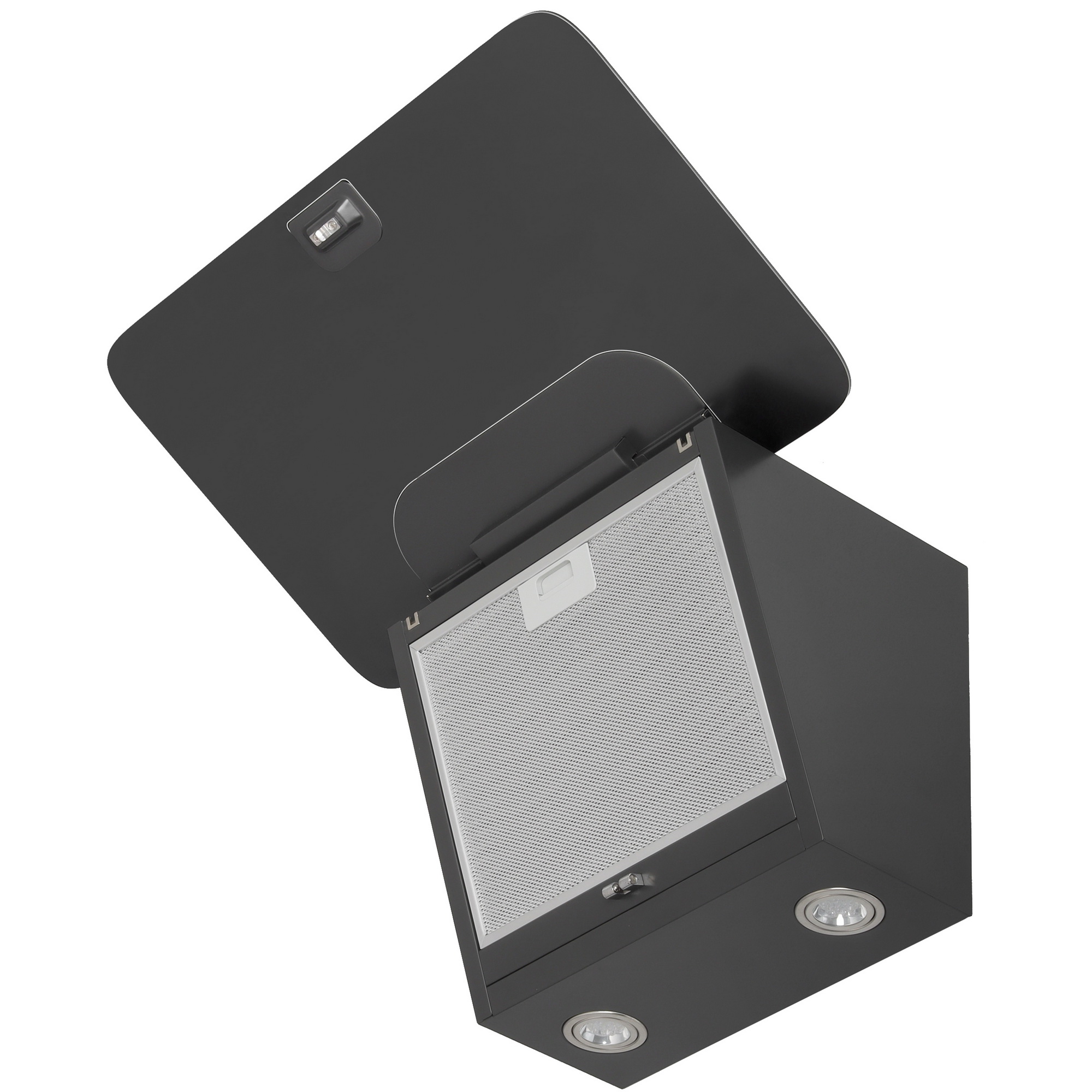 9014723 Вытяжка наклонная Jetair PENNY 60/A/BL черный STDN-0040389 - Вид №2