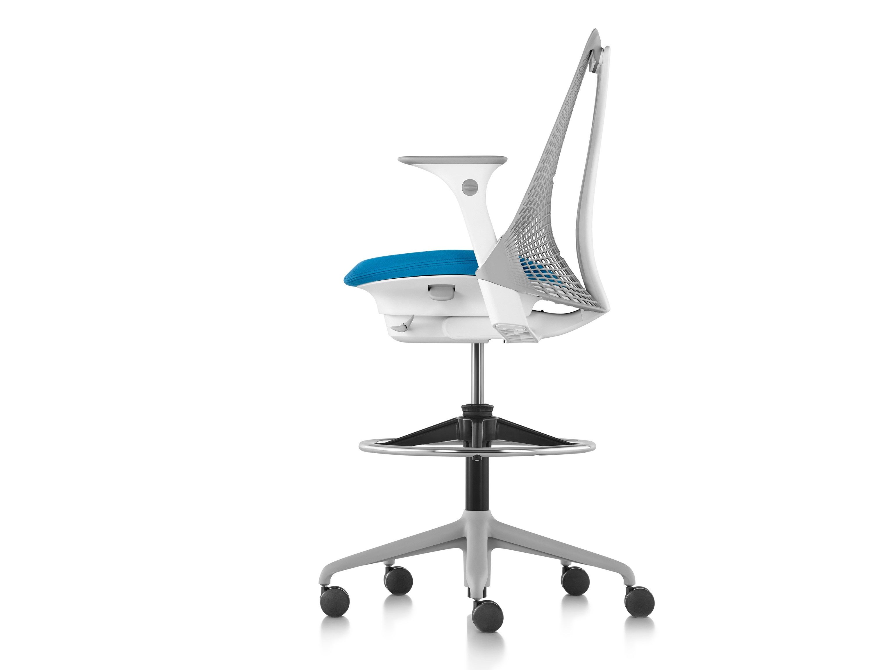 Эргономичный поворотный офисный стул с подлокотниками Herman Miller Sayl ARCH-00018629 - Вид №1
