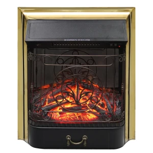 Очаг электрический Majestic FX M Brass цвет золотой 82769241 STLM-2094164