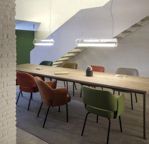 Светодиодный подвесной светильник из боросиликатного стекла