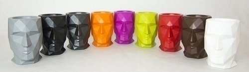 070320 Кашпо матовое антрацит 70см Vondom Adan - Вид №1