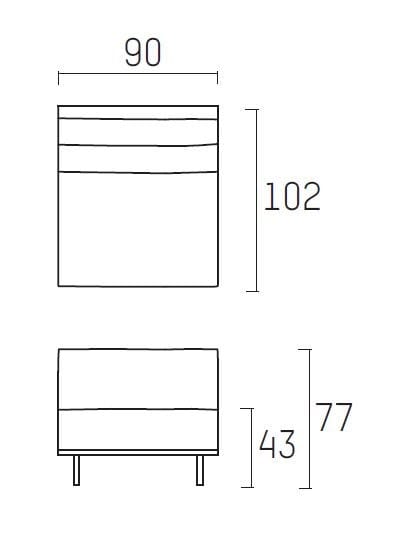 Секционный диван с огнестойкой обивкой Piet Boon DON living ARCH-00064056 - Вид №16