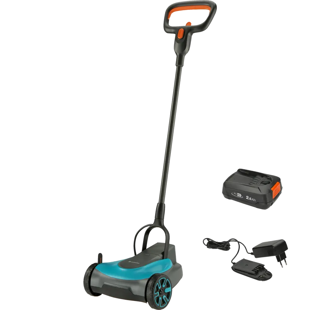 Газонокосилка аккумуляторная Gardena 22/18V P4A Set 18 В 22 см 1x2.5 Ач АКБ и ЗУ входит в комплект 82903999 STLM-2068133 