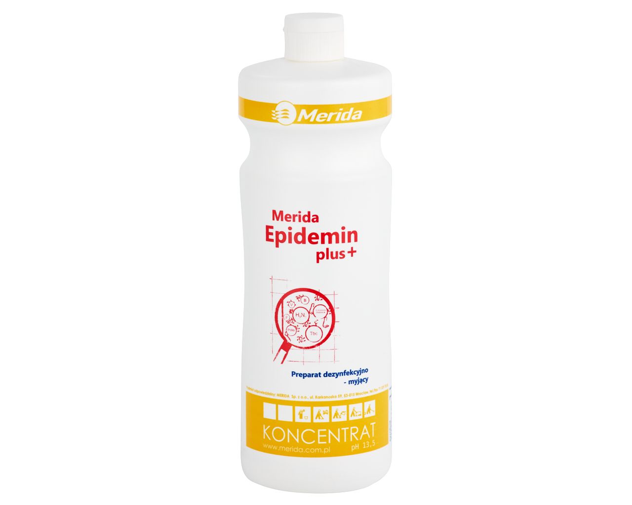 NMD101 ЭПИДЕМИН ПЛЮС + дезинфицирующее и моющее средство 1 л Merida 