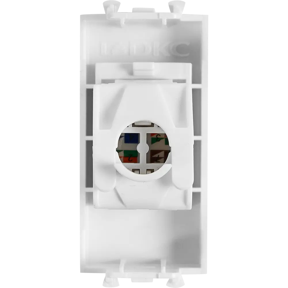 Компьютерная розетка встраиваемая DKC Avanti RJ45 UTP cat 6 цвет белый STLM-2200398 - Вид №3