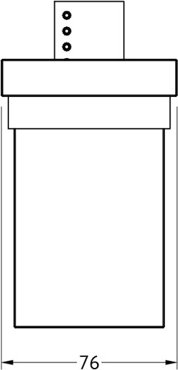 TIF 904 Держатель со стаканом LINEAG TIFFANY LUX - Вид №1