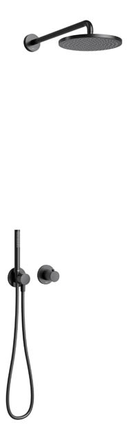 59602370001 Душевой Kомплект 7 / Tермостат на 2 потребителя / с круглыми розетками KEUCO IXMO Sets 59602370001 - Вид №1