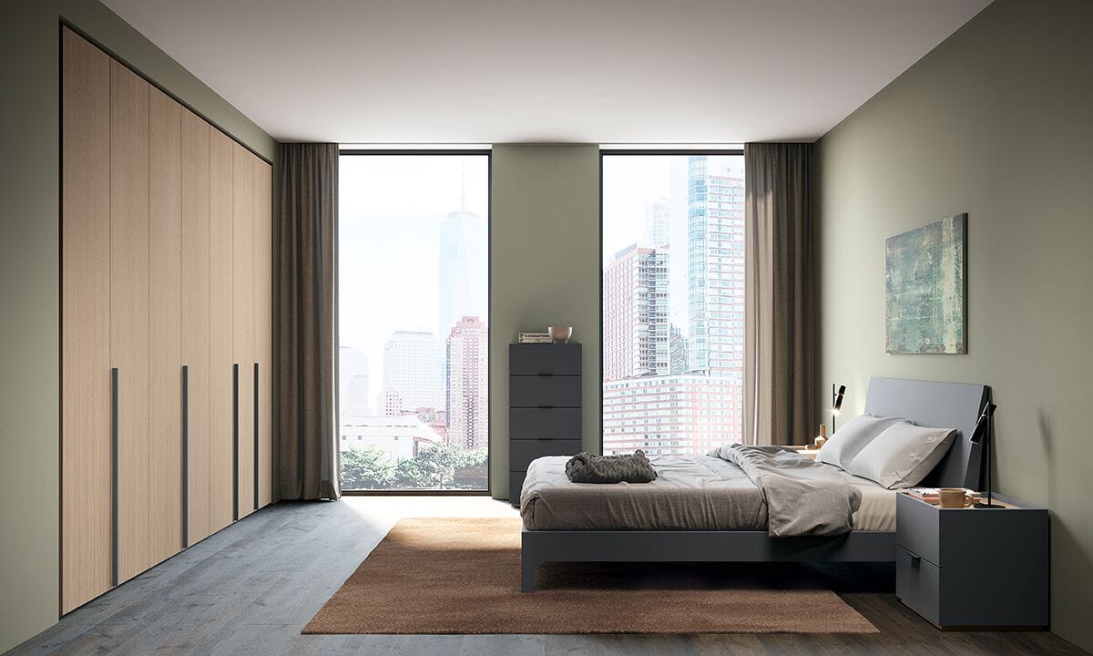 Деревянная прямоугольная тумбочка с ящиками Febal Casa Dido ARCH-00077996 - Вид №2