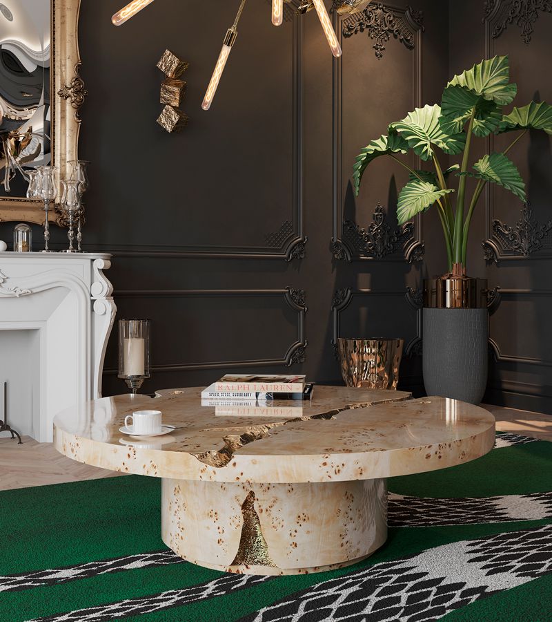 0-171 Центральный стол из корней тополя ампир Boca Do Lobo  - Вид №16