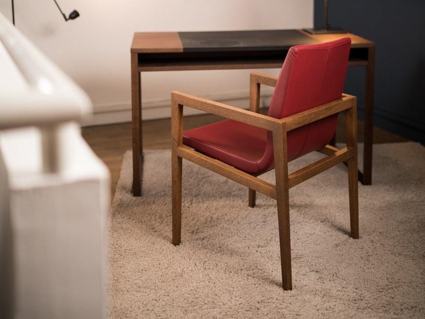 Duvivier Canapés Мягкое кожаное кресло с подлокотниками Gustave sun-id-1479125 - Вид №3