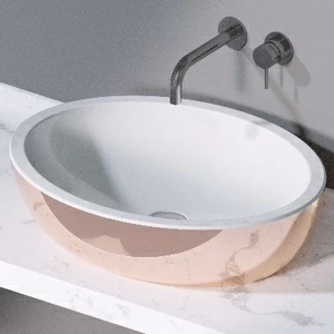L280257 Накладная раковина на столешницу  овальная A. e T. Italia