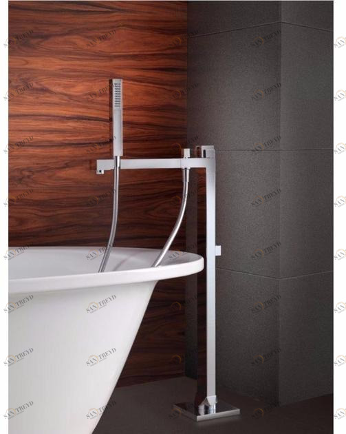 tender rain Напольный смеситель для ванны из латуни с ручным душем на одно отверстие sun-id-1393151