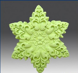 2212 Форма "Снежинка №8 S" силикон HobbyPage