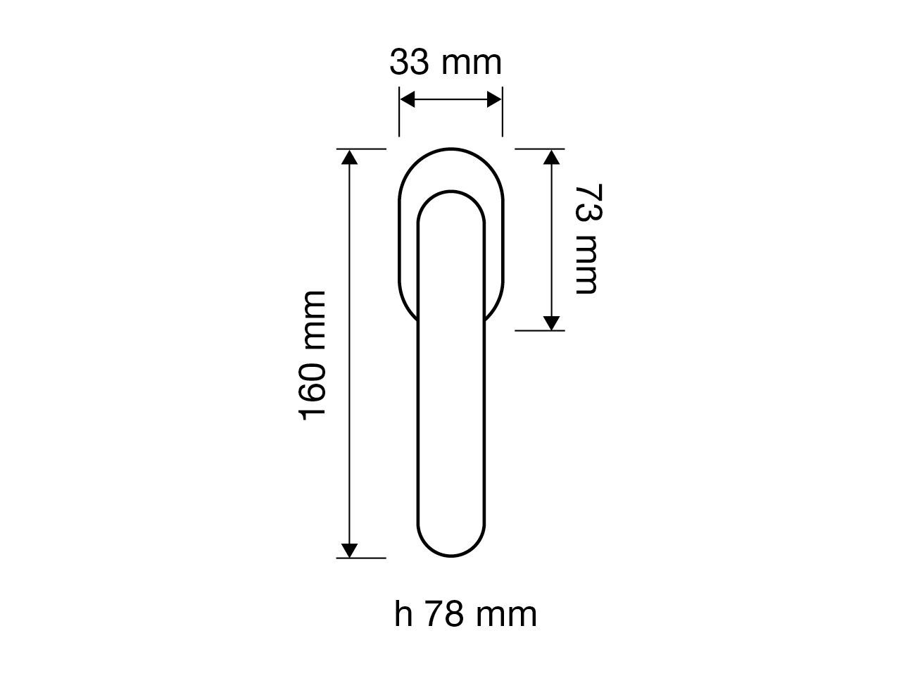 Латунная оконная ручка с кристаллами Swarovski® LINEA CALI' Feeling ARCH-00137095 - Вид №2