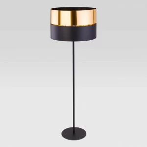 Торшер с абажуром 150х50 см черный Hilton 5601 TK LIGHTING HILTON 00-3889561 Золото;черный