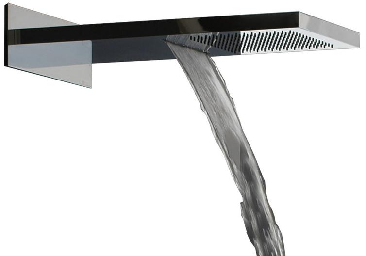 ZAZZERI Настенная лейка тропического душа с 2 струями Shirò Shiro sun-id-1346474 - Вид №1