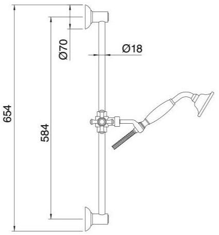 Rubinetterie Treemme Old italy  4467_01  - Вид №1